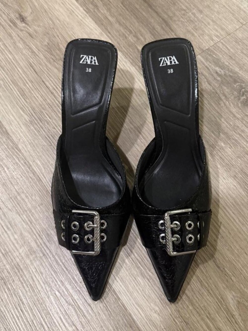 Zara Women's Black Mules